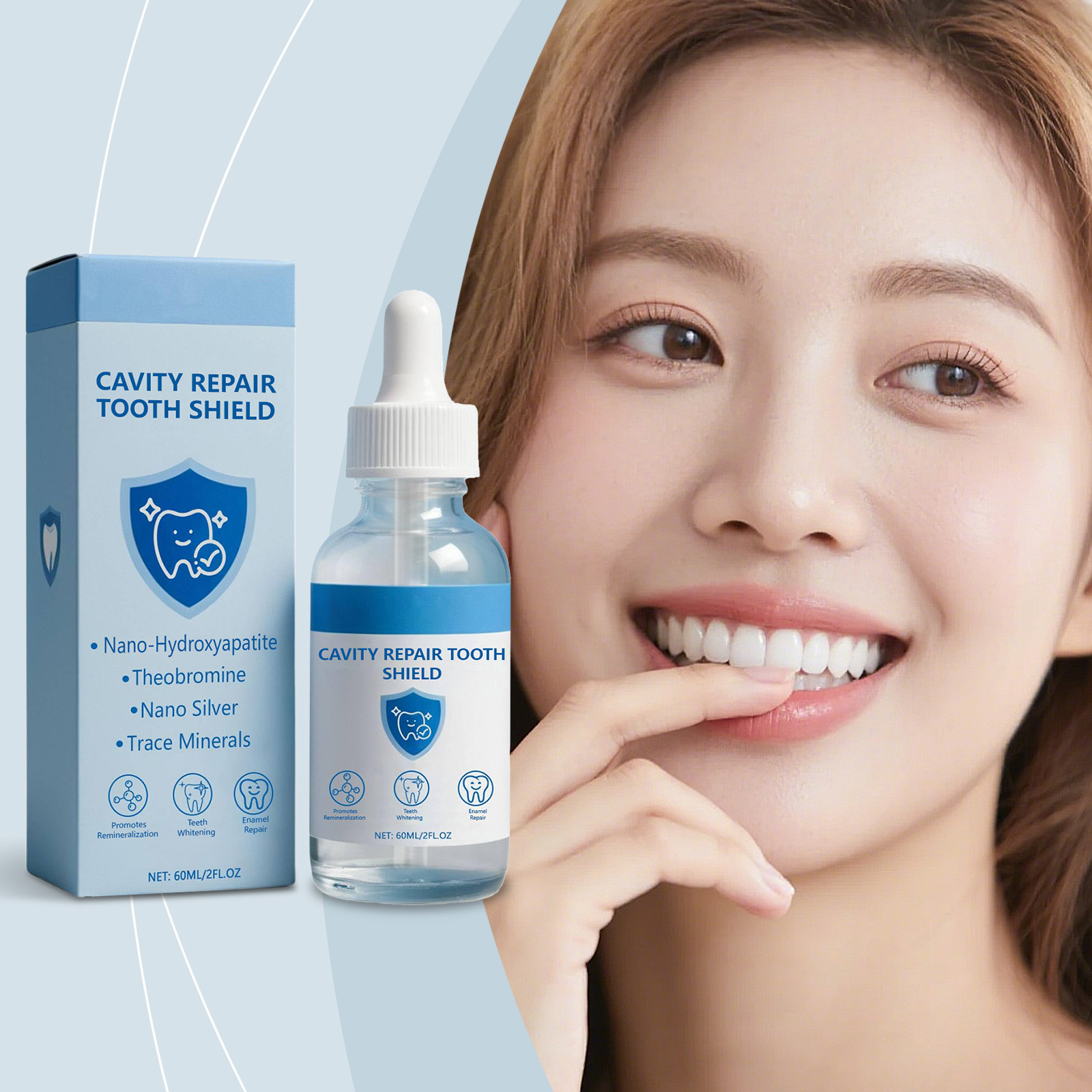 Teeth Whitening Serum - Cavity Repair Tooth Serum Reduce Teeth