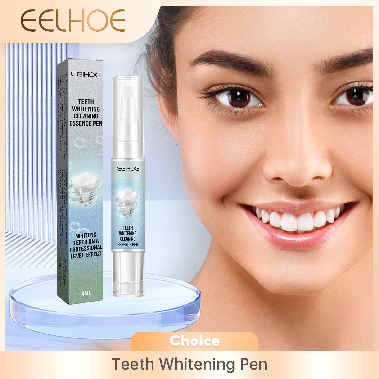 Whitening Pen Bleach - EELHOE Teeth Whitening Pen Dental Calculus