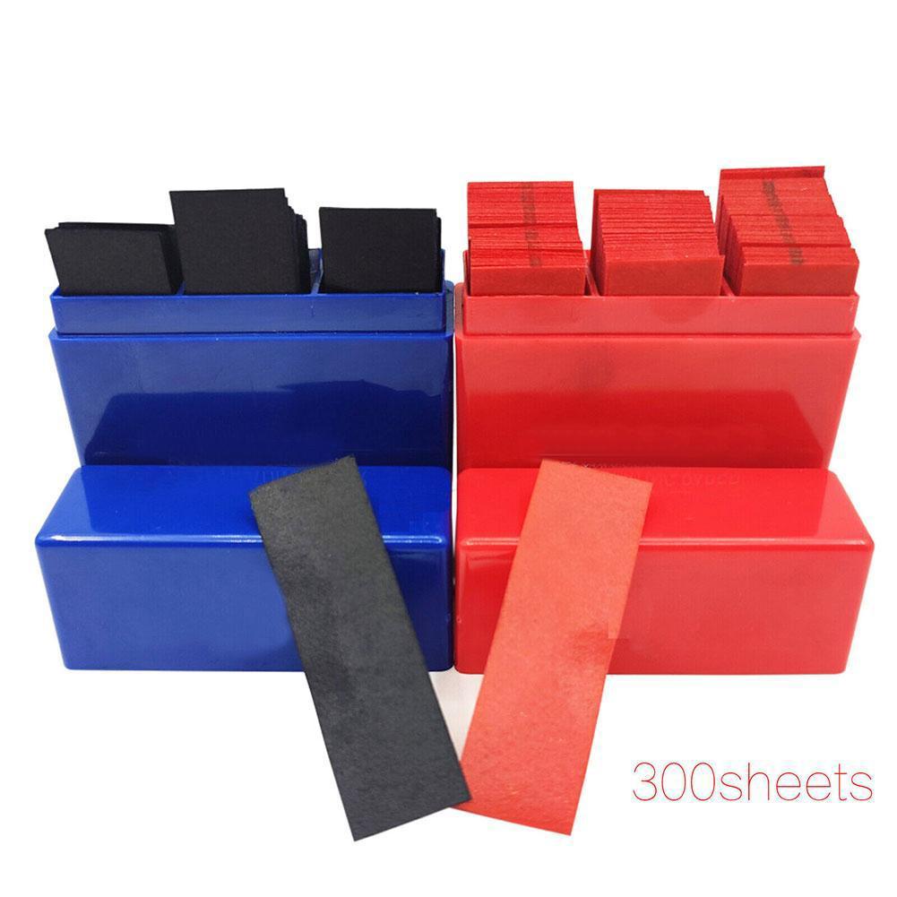 Teeth Whitening Dental - 300 Sheets Dental Articulating Paper Blue