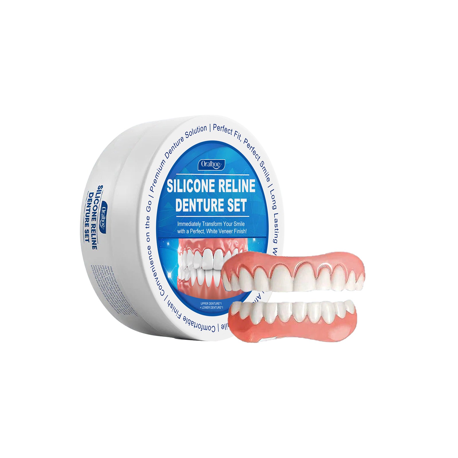 Soft Silicone Dentures Upper a - Teeth Whitening Veneers 评论和价格