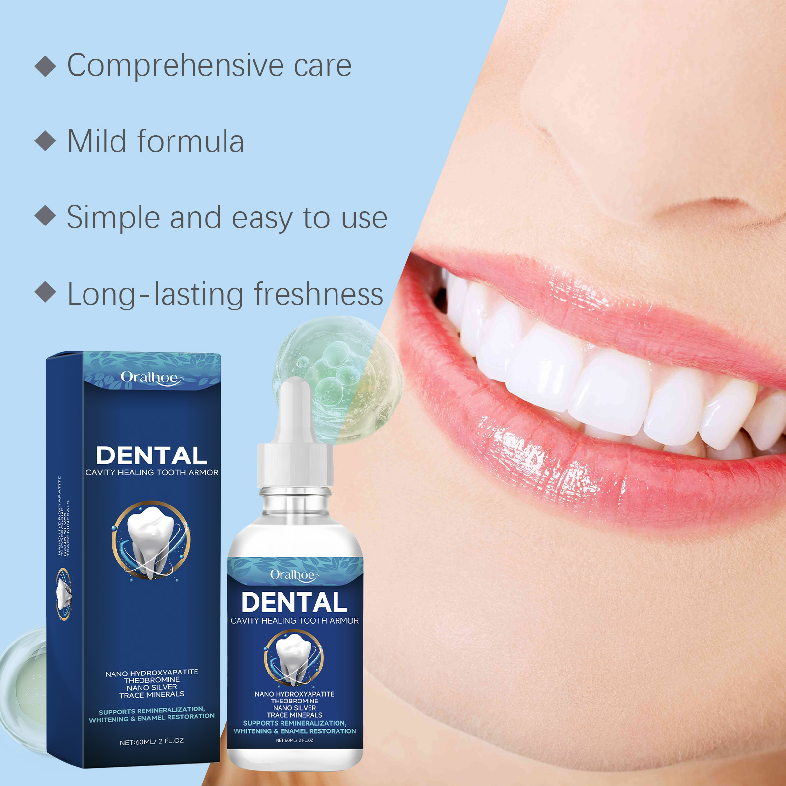 Oralhoe Teeth Brighten Serum L - Teeth Whitening Serum 评论和价格