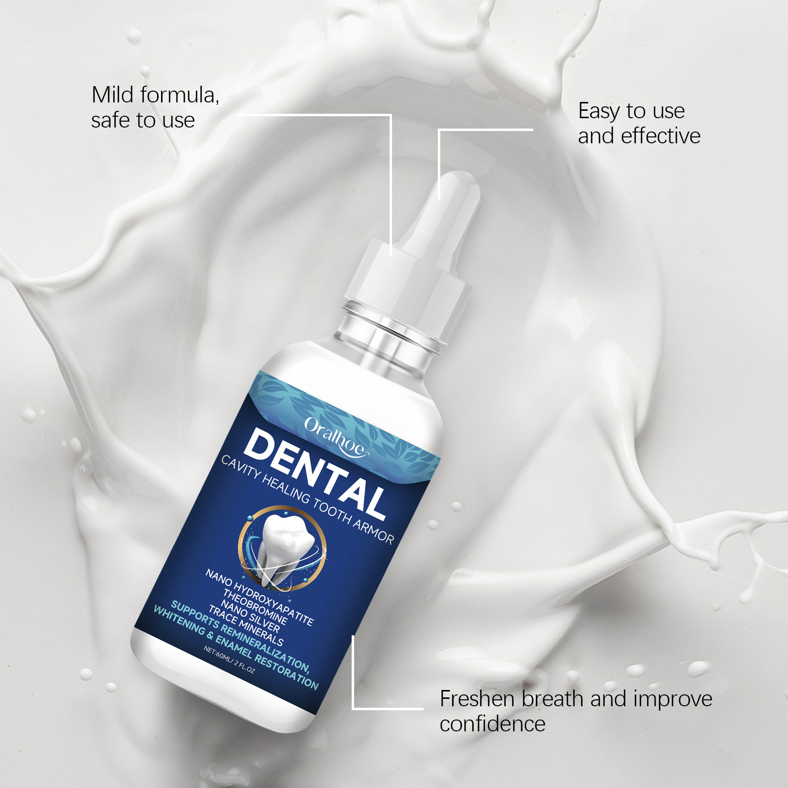 Oralhoe Teeth Brighten Serum L - Teeth Whitening Serum 评论和价格