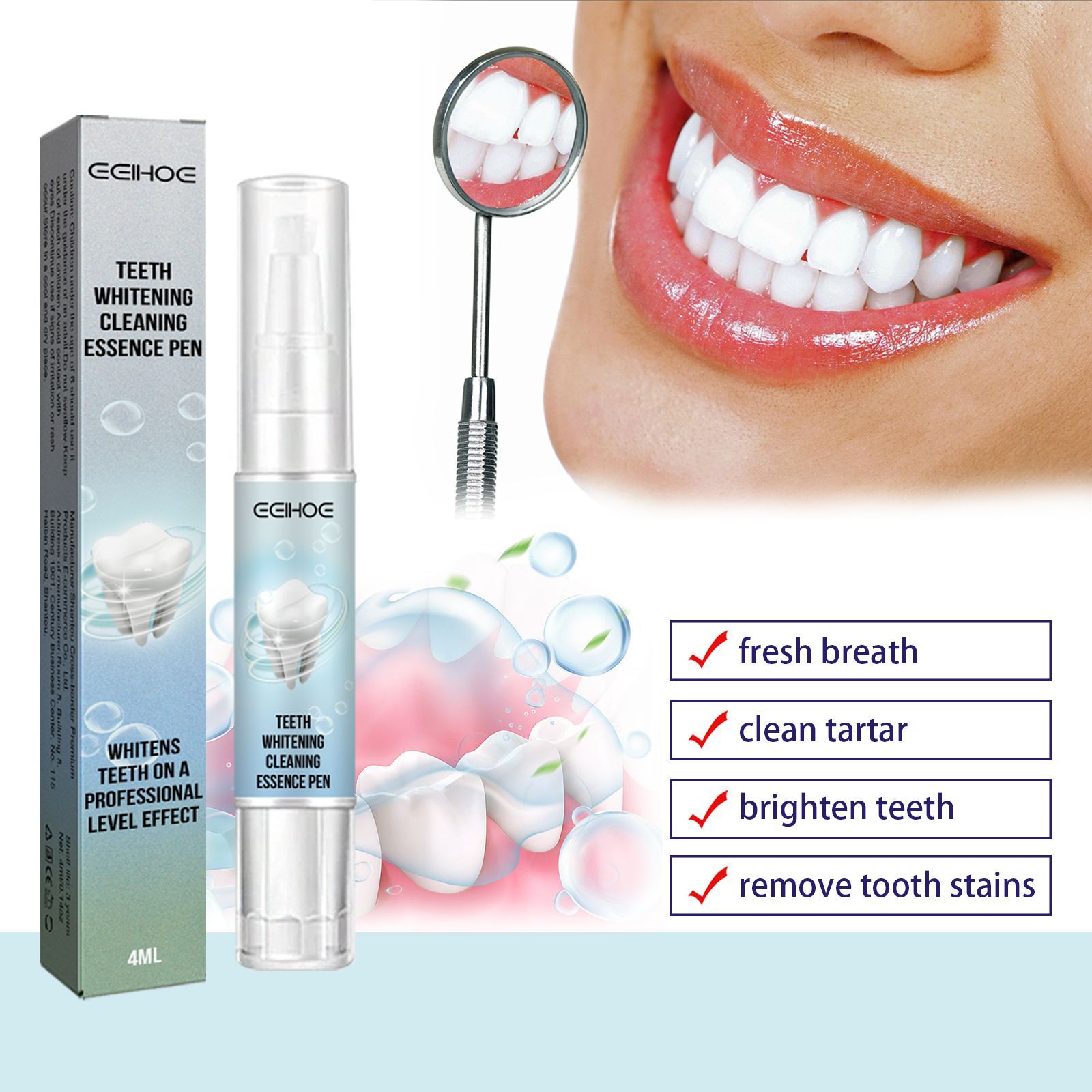 EELHOE Teeth Whitening Pen Den - Whitening Pen Bleach 评论和价格