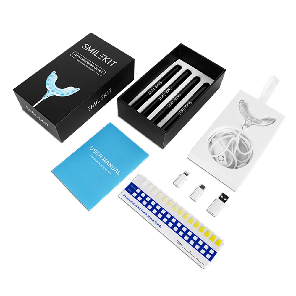 Smart Timing 16 LED Cold Light - Teeth Whitening Gel Peroxide 评论和价格