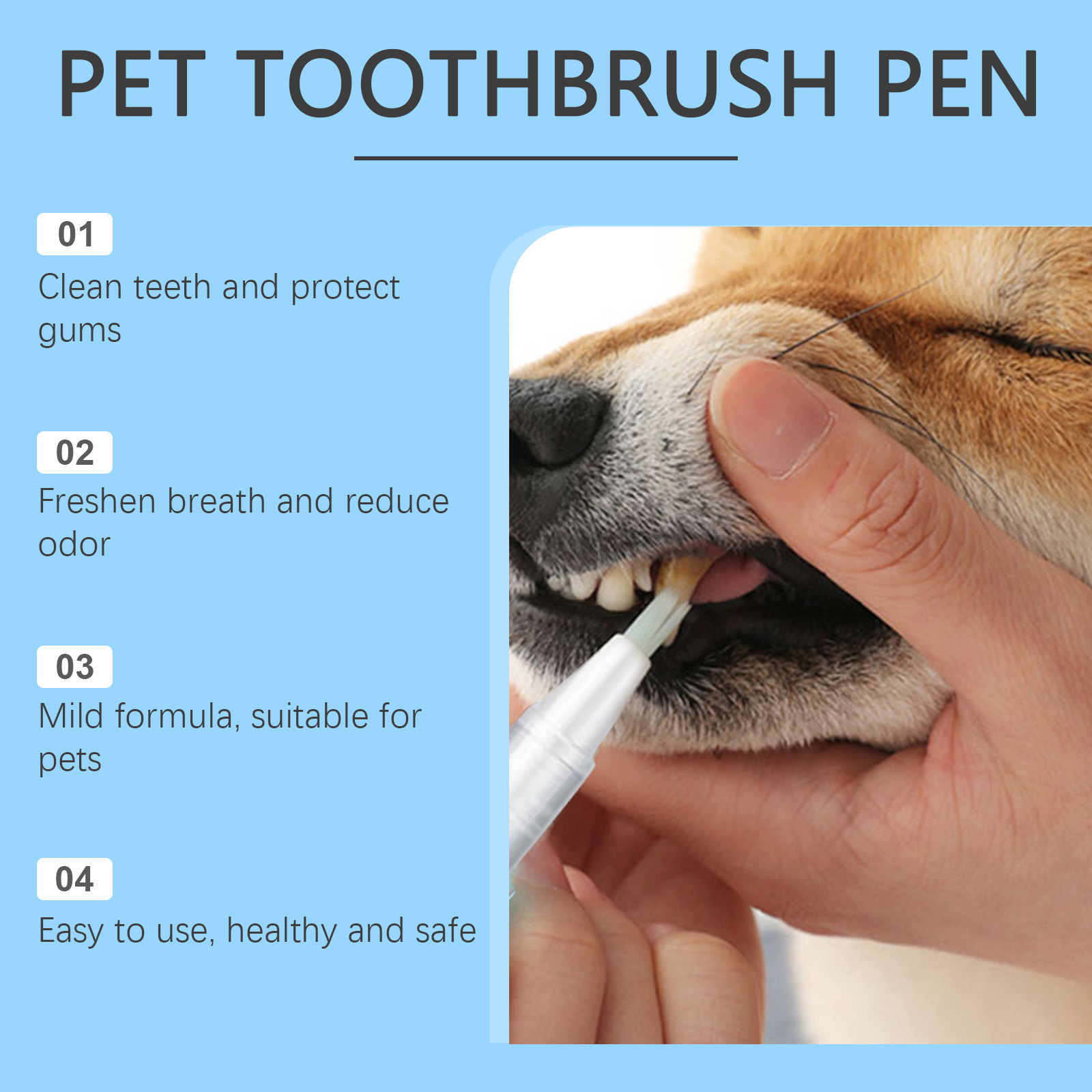 Oral Cleaning Gel Pen For Dogs - Teeth Whitening Paste 评论和价格