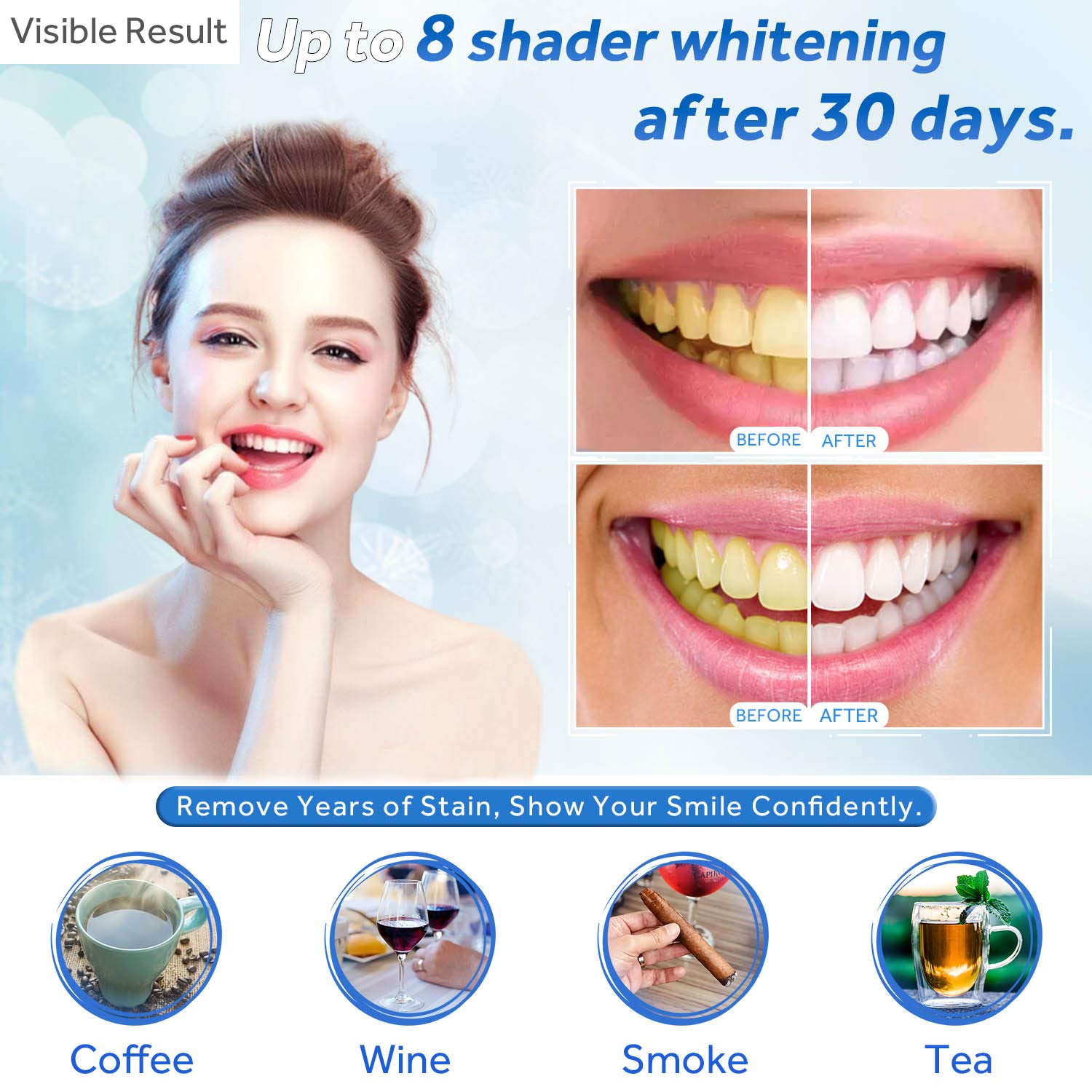 Teeth Whitening Gel Refill Syr - Teeth Whitening Gel Peroxide 评论和价格