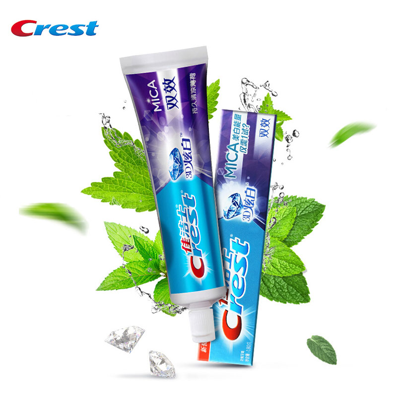 Crest 3D MICA Toothpaste Fluor - Teeth Whitening Paste 评论和价格