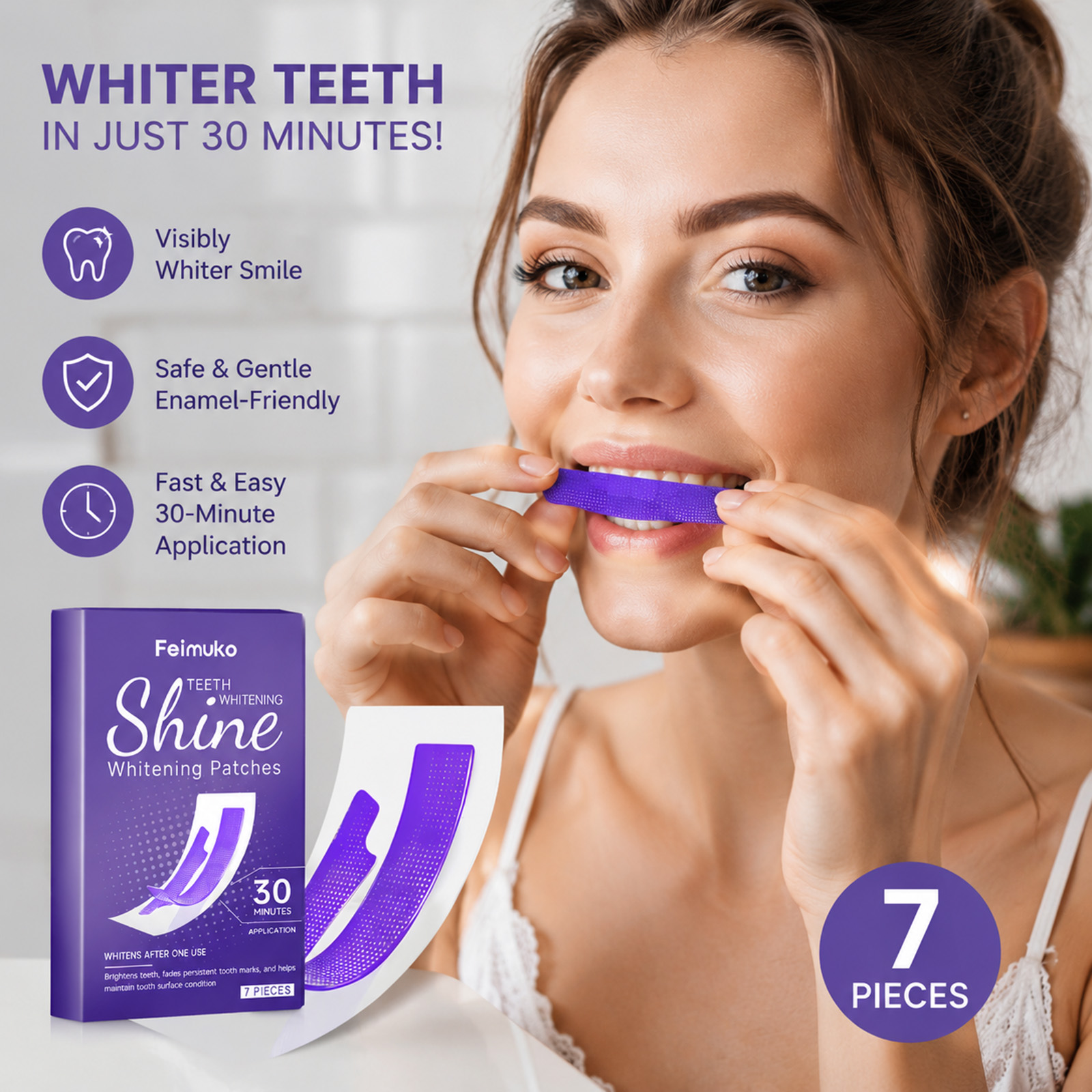 30Mins Teeth Whitening Strips  - Teeth Whitening Strips 评论和价格