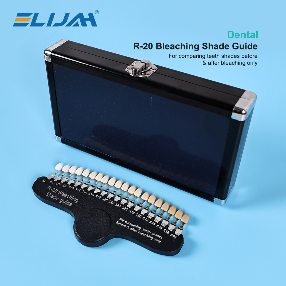 ELIJAH R-20 Bleaching Shade Gu - Teeth Whitening Shade Guide 评论和价格