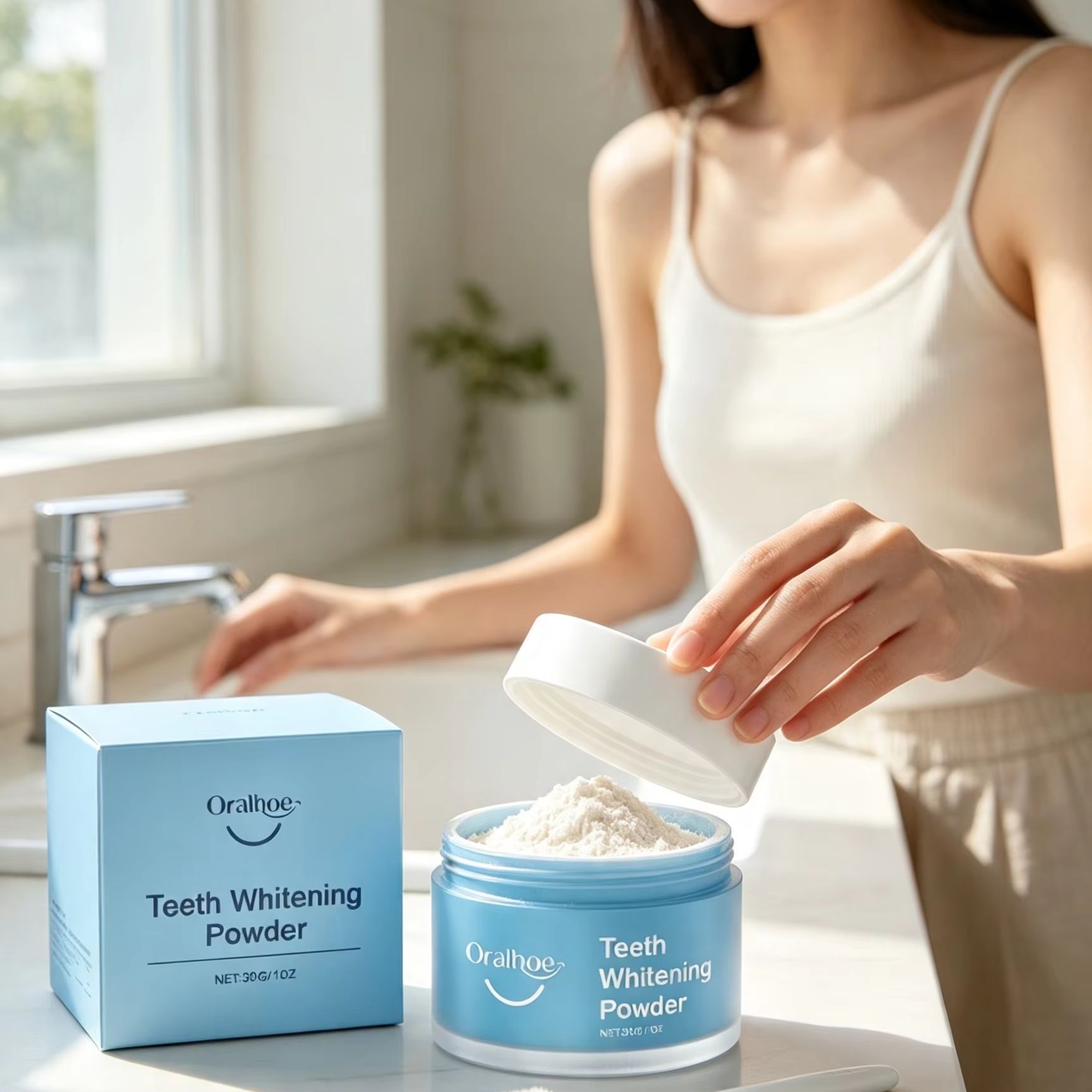 Oralhoe Tooth Powder for Brush - Teeth Whitening Co 评论和价格