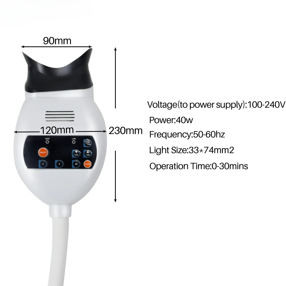 Adjustable 3 Colors LED Teeth  - Teeth Whitening Dental 评论和价格