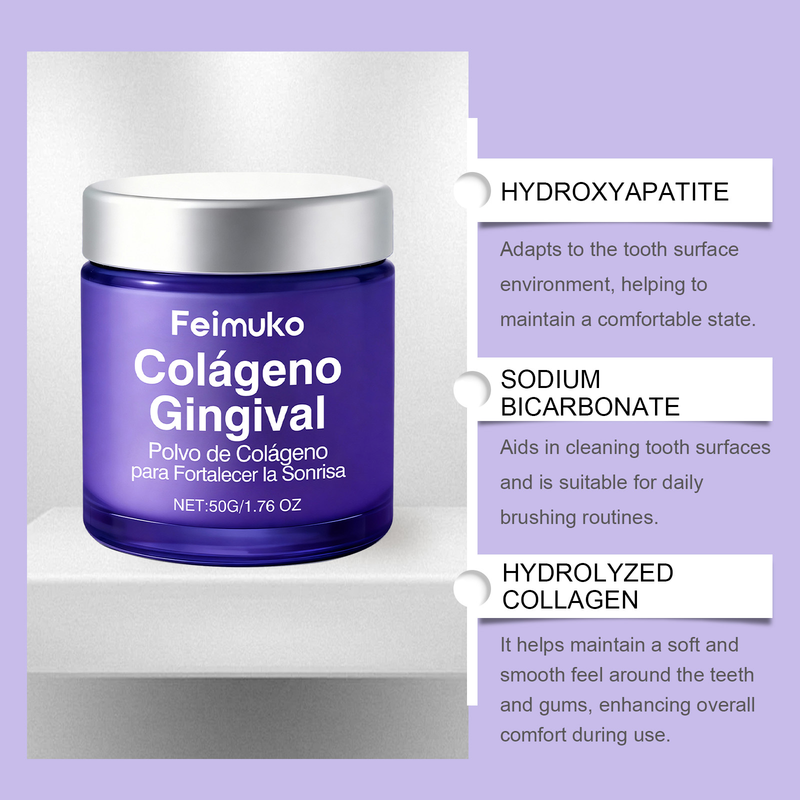 Collagen Teeth Whitening Powde - Teeth Whitening Co 评论和价格