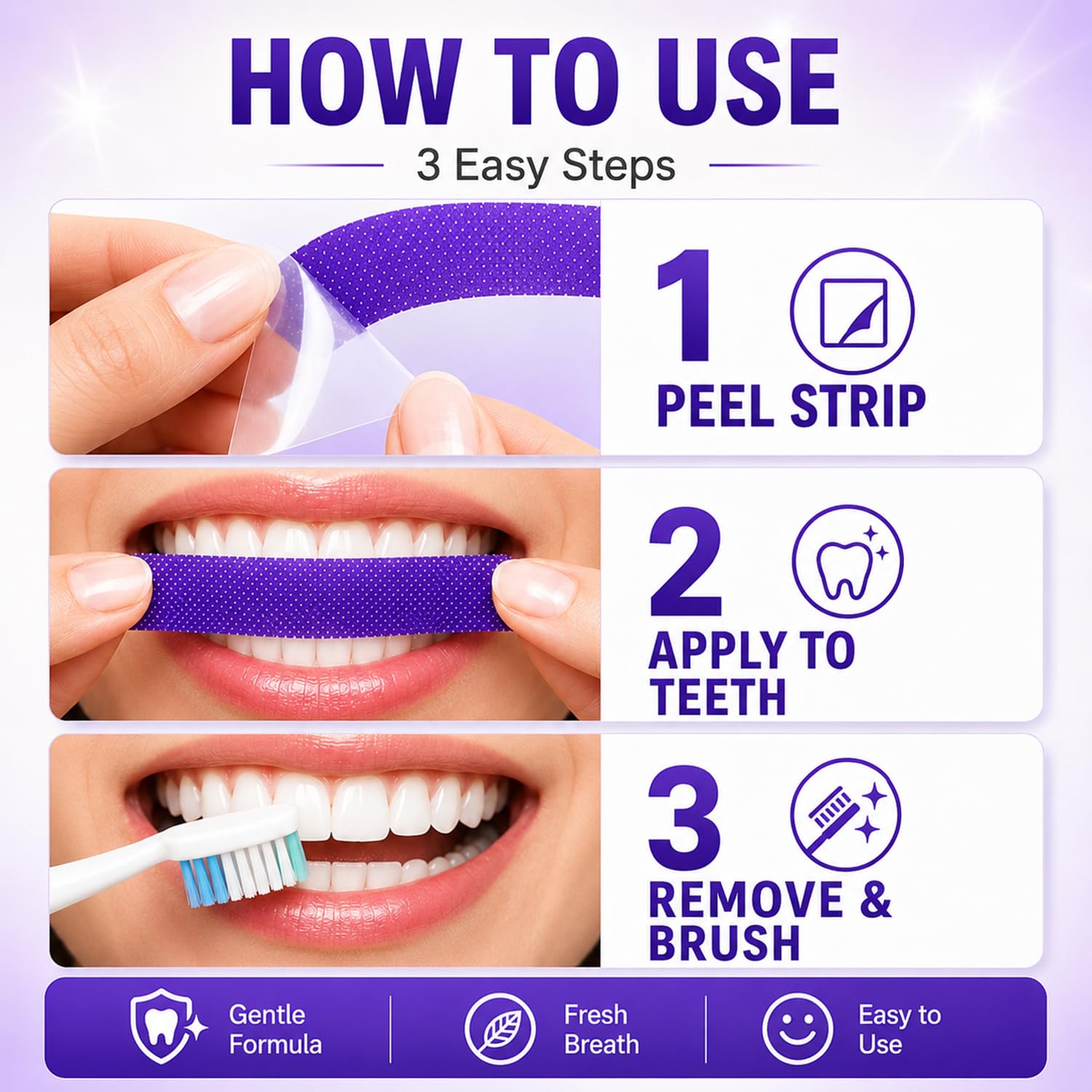 7/14/21pcs Purple Teeth Whiten - Teeth Whitening Gel Peroxide 评论和价格