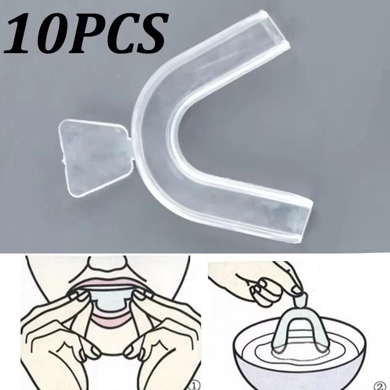 10Pcs Silicone Mouth Guard Tee - Teeth Whitening Products 评论和价格
