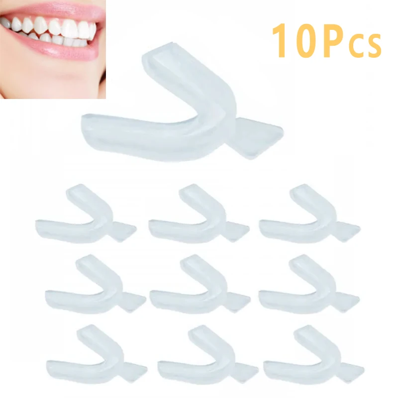10Pcs Silicone Mouth Guard Tee - Teeth Whitening Products 评论和价格